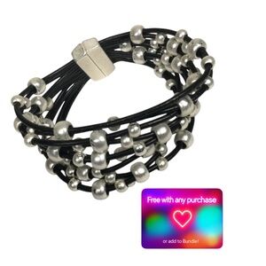 🆓ADD ON: Women’s Hand Crafted Magnetic Clasp Wide Bracelet